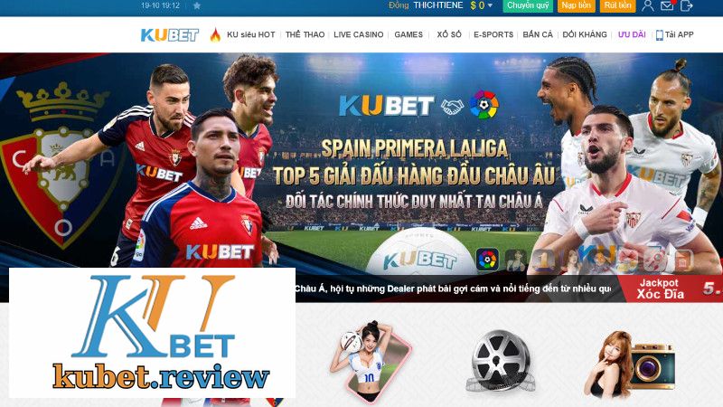 KUBET là đối tác của Spain Primera Laliga